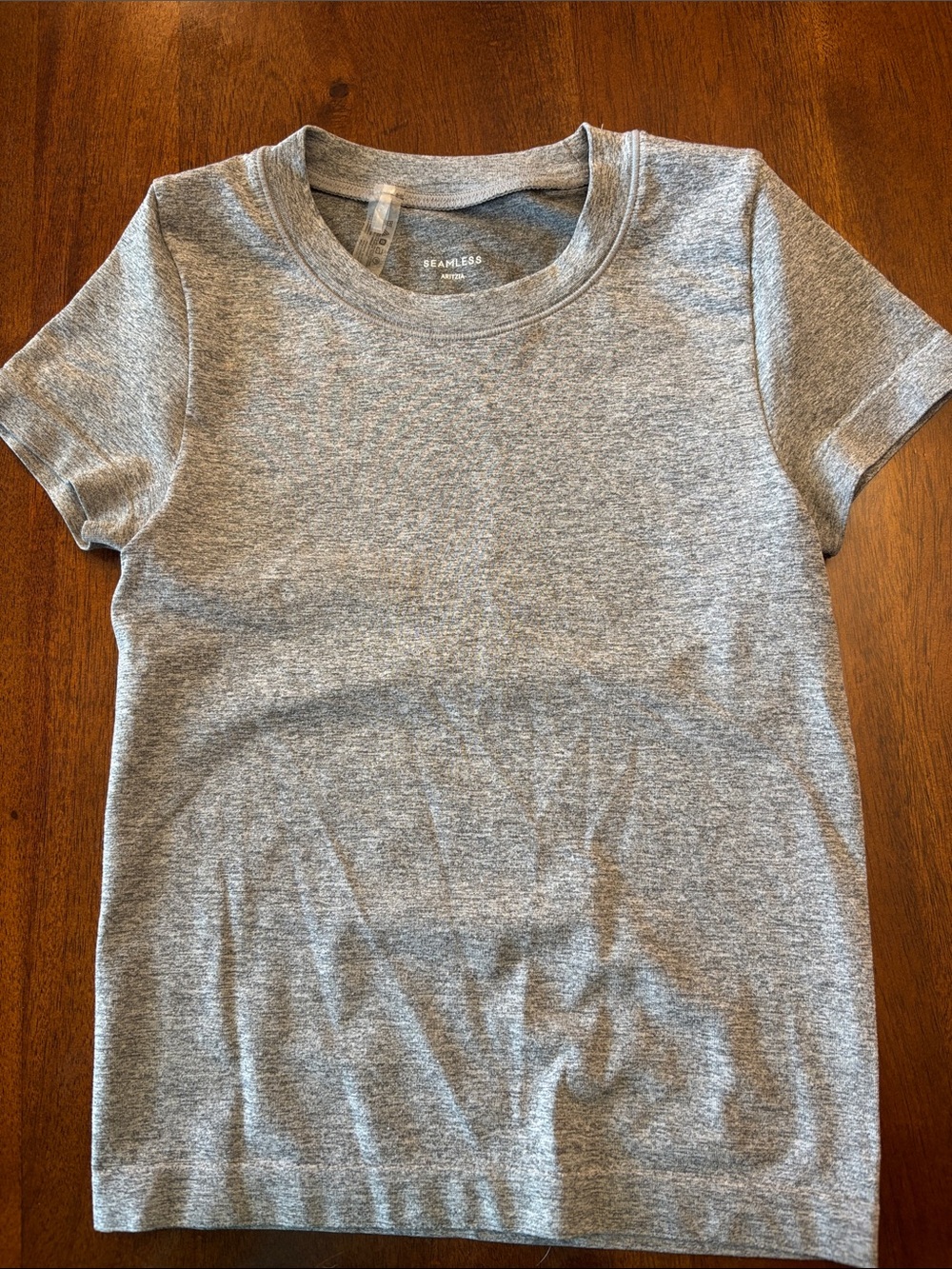Aritzia Kids Heather Gray Short Sleeve Crew Tee